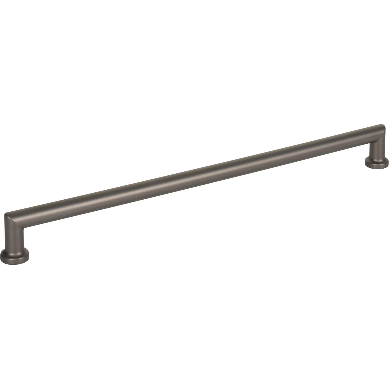 Top Knobs TK3156AG: 12" cc Morris D-Handle Cabinet Pull - Ash Gray