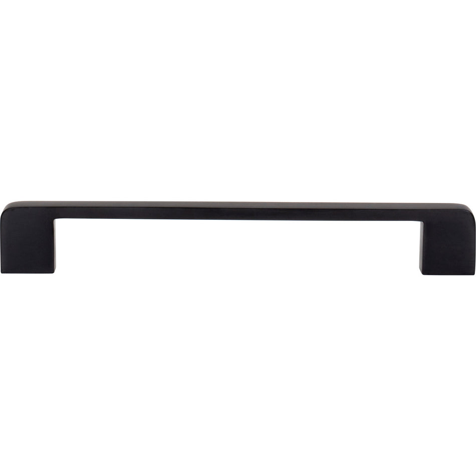 Atlas A993-BL: 7-9/16" cc Clemente Cabinet Pull - Matte Black