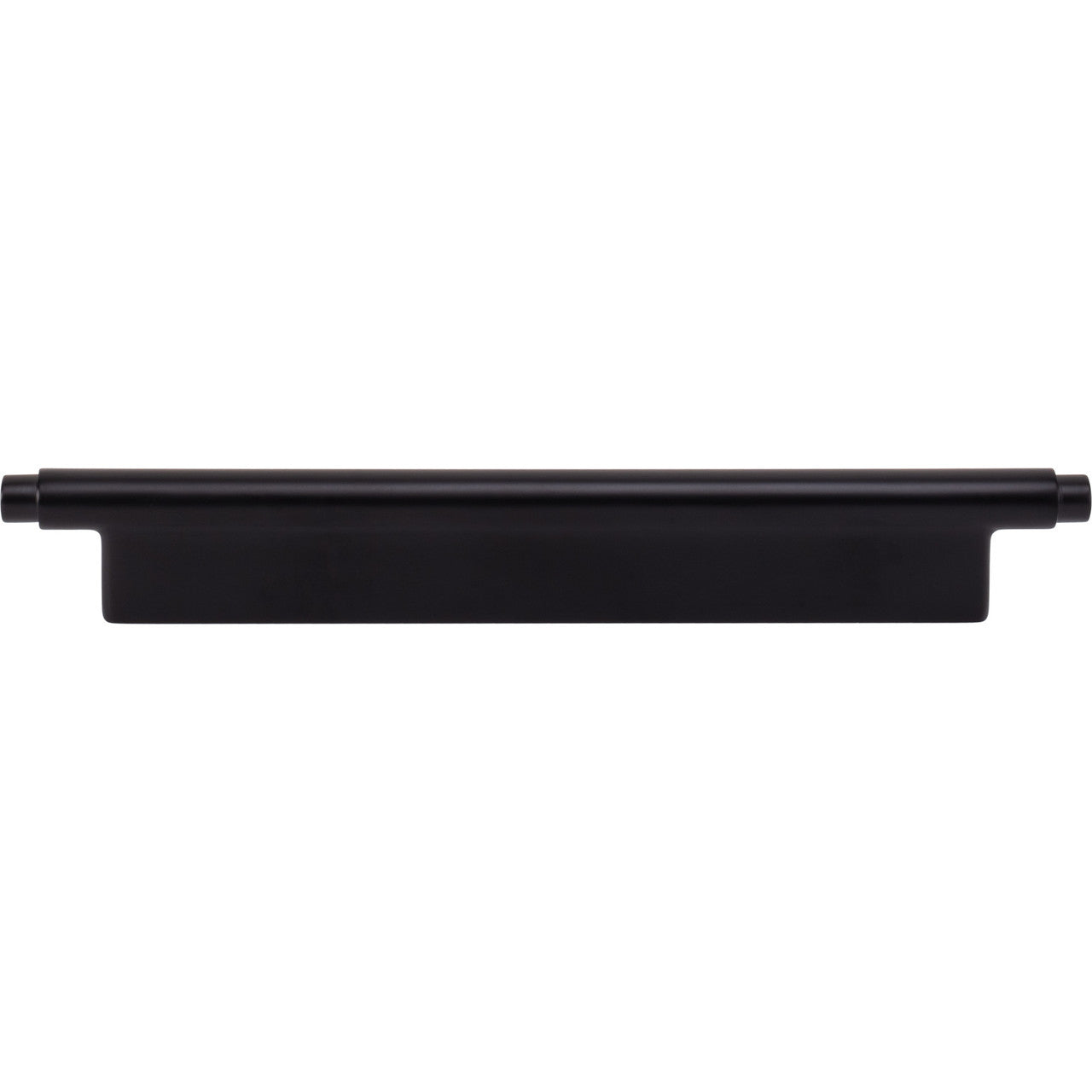 Atlas A534-BL: 160mm cc Kayden Round Bar Cabinet Pull - Matte Black