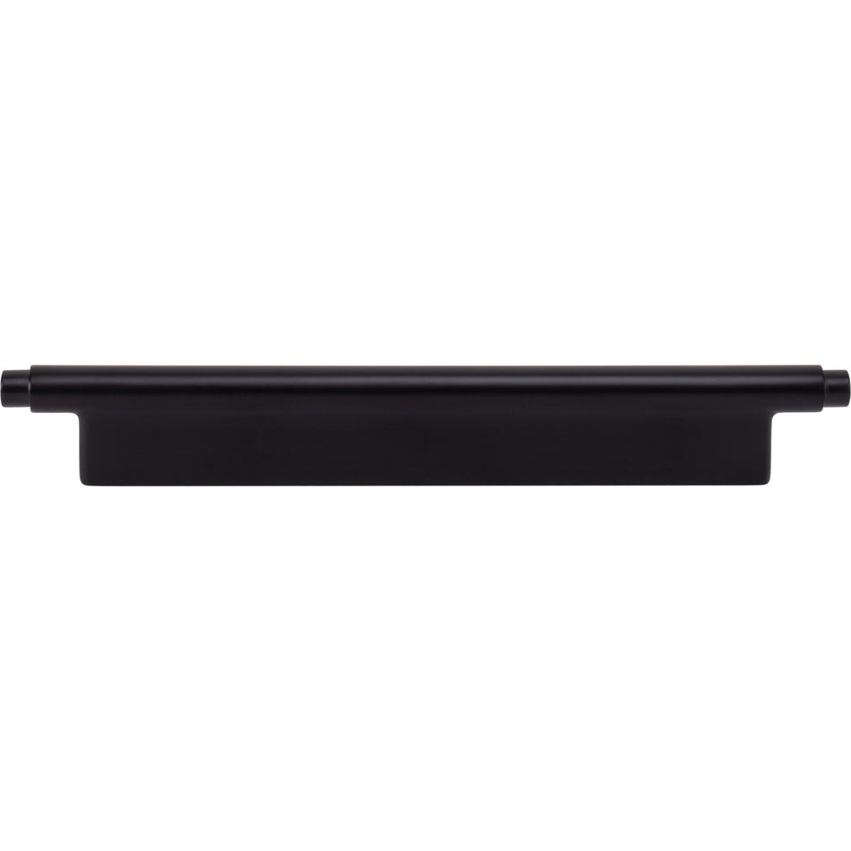 Atlas A534-BL: 160mm cc Kayden Round Bar Cabinet Pull - Matte Black