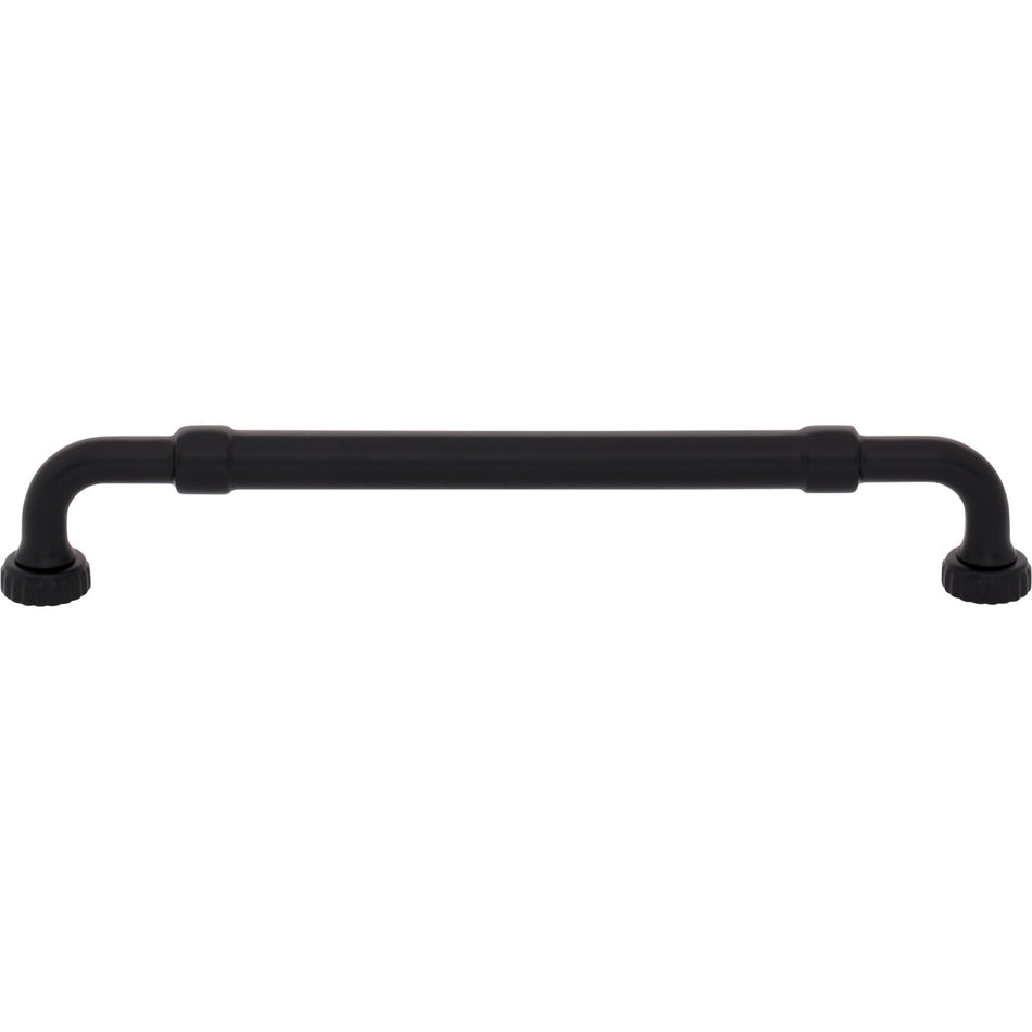 Top Knobs TK3183BLK: 7-9/16" cc Holden Cabinet Pull - Flat Black