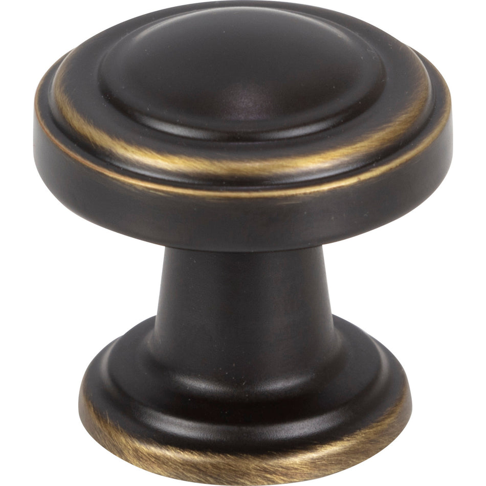 Atlas 313-CFB: 1-1/8" Bronte Cabinet Knob - Cafe Bronze