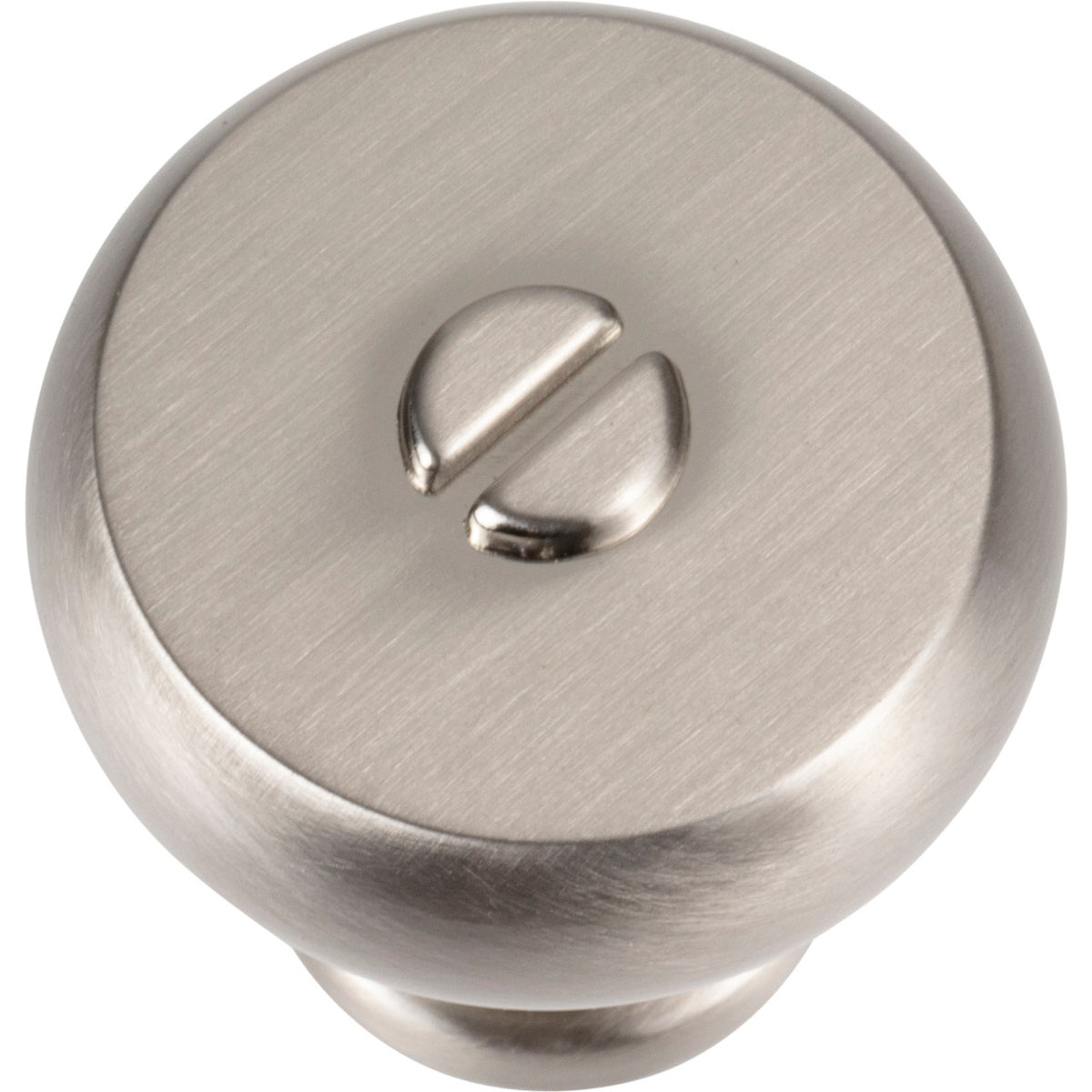 Atlas A980-BRN: 1-3/16" Everitt Cabinet Knob - Brushed Nickel