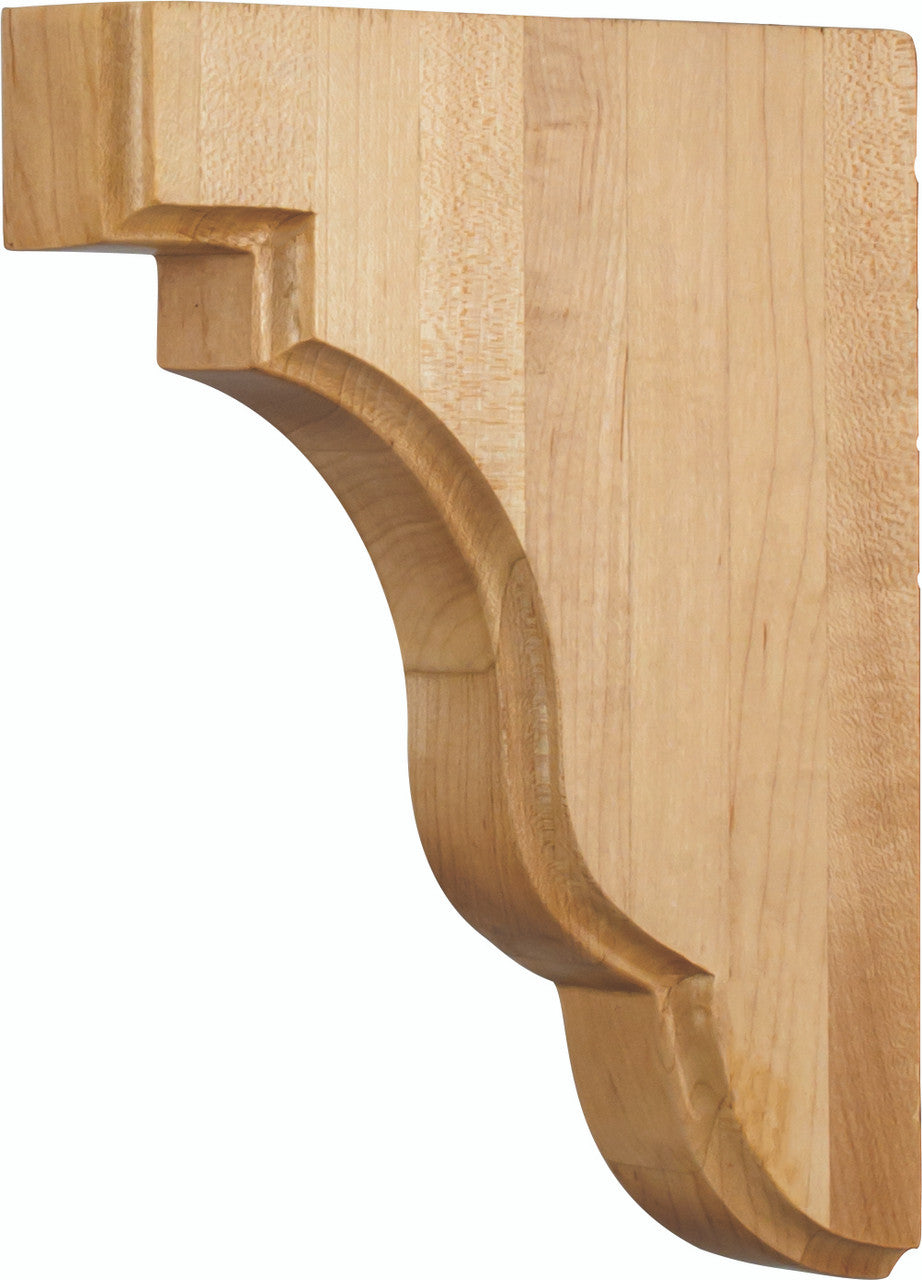 Hardware Resources CORSQ-2MP: Square Edge Corbel - Hard Maple