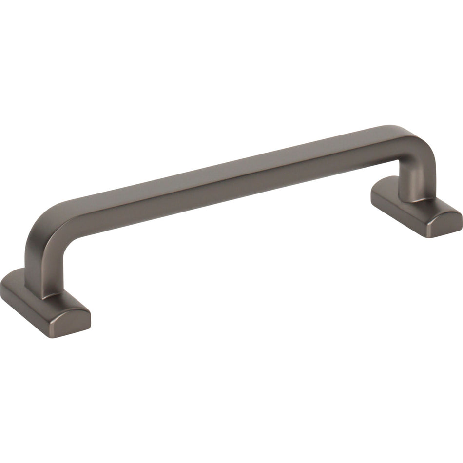 Top Knobs TK3163AG: 5-1/16" cc Harrison D-Handle Cabinet Pull - Ash Gray