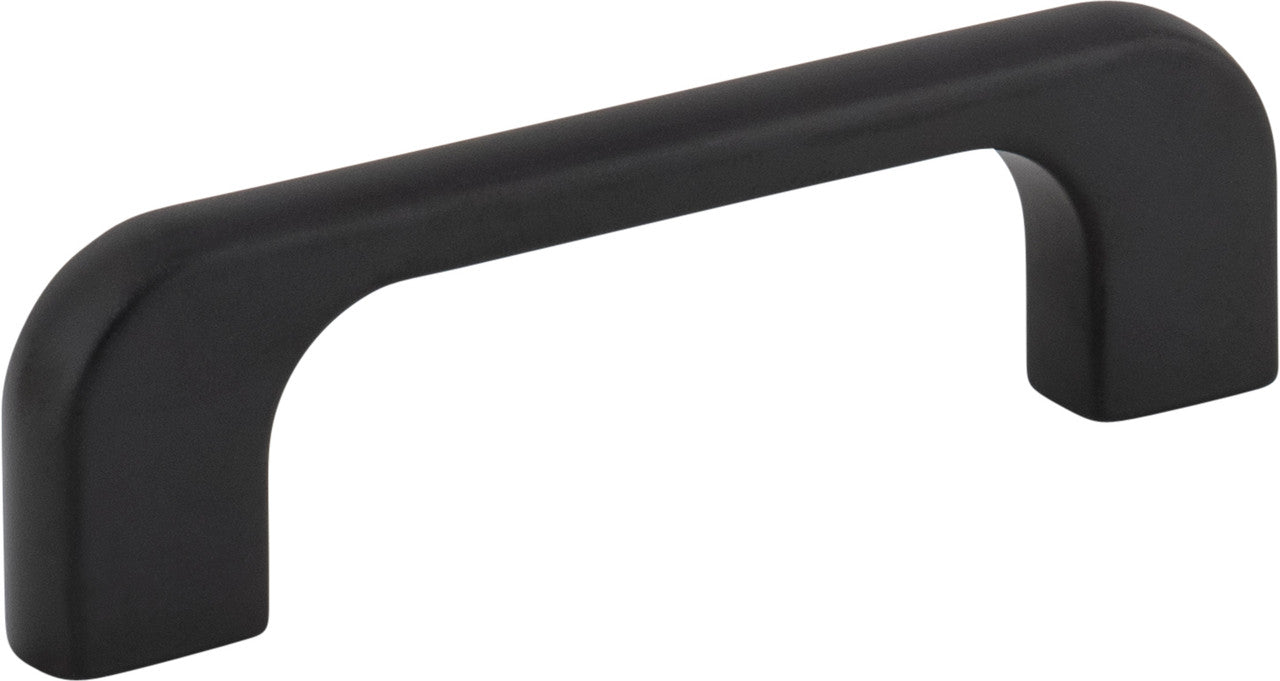 Jeffrey Alexander 264-3MB: 3" cc Alvar Cabinet Pull - Matte Black