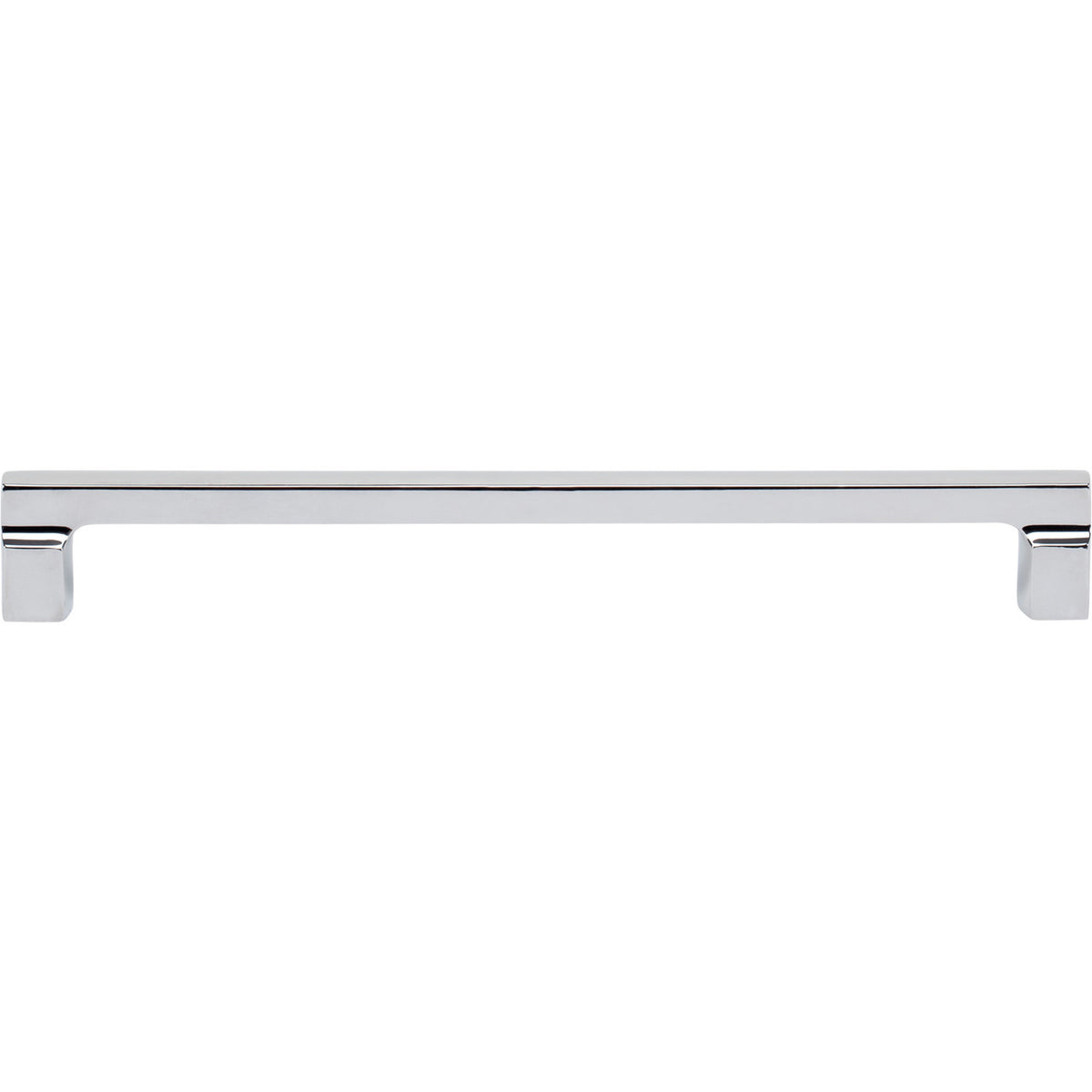 Atlas A526-CH: 224mm cc Reeves Square Bar Cabinet Pull - Polished Chrome