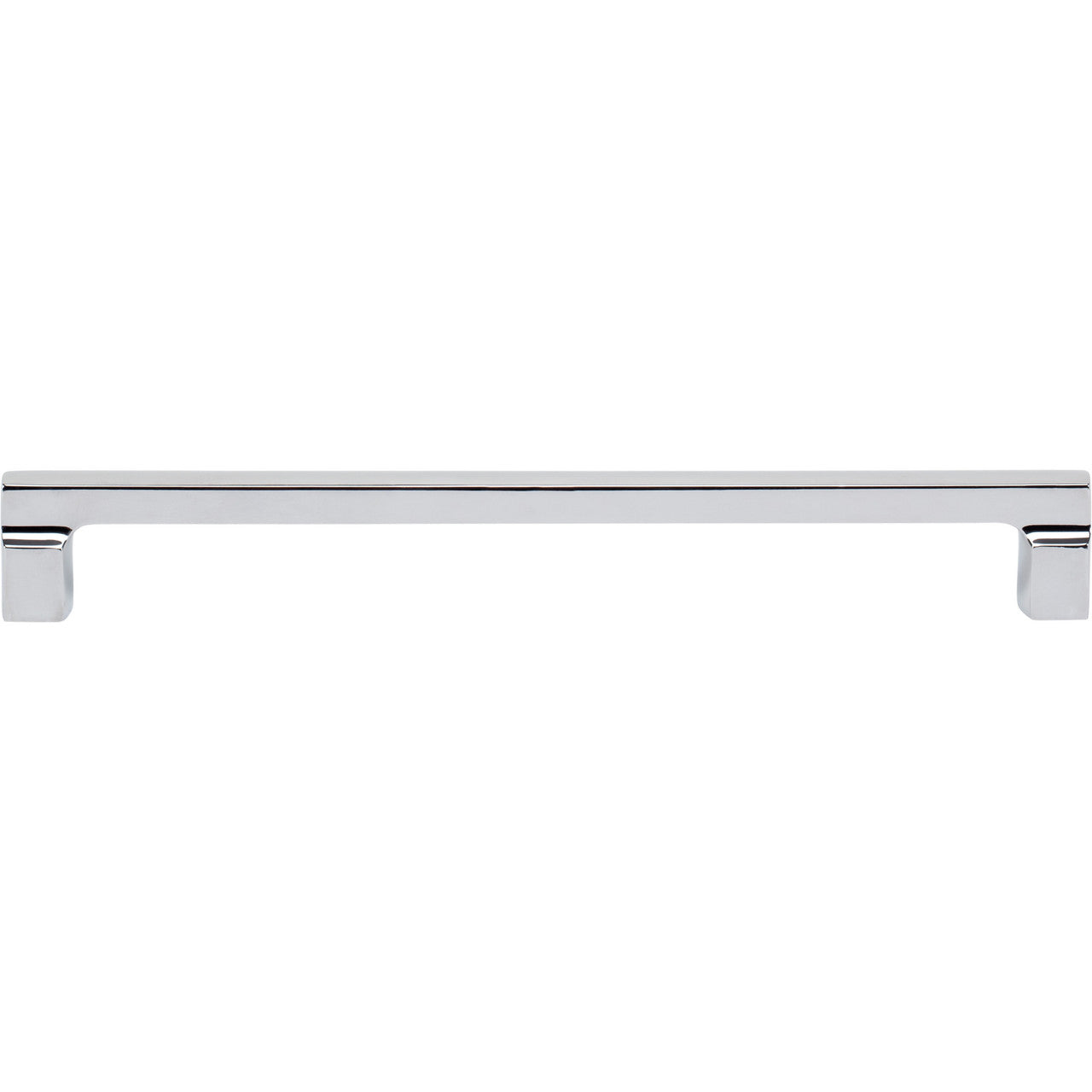 Atlas A526-CH: 224mm cc Reeves Square Bar Cabinet Pull - Polished Chrome