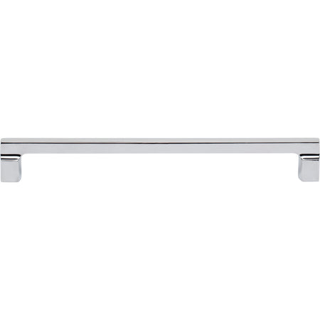 Atlas A526-CH: 224mm cc Reeves Square Bar Cabinet Pull - Polished Chrome