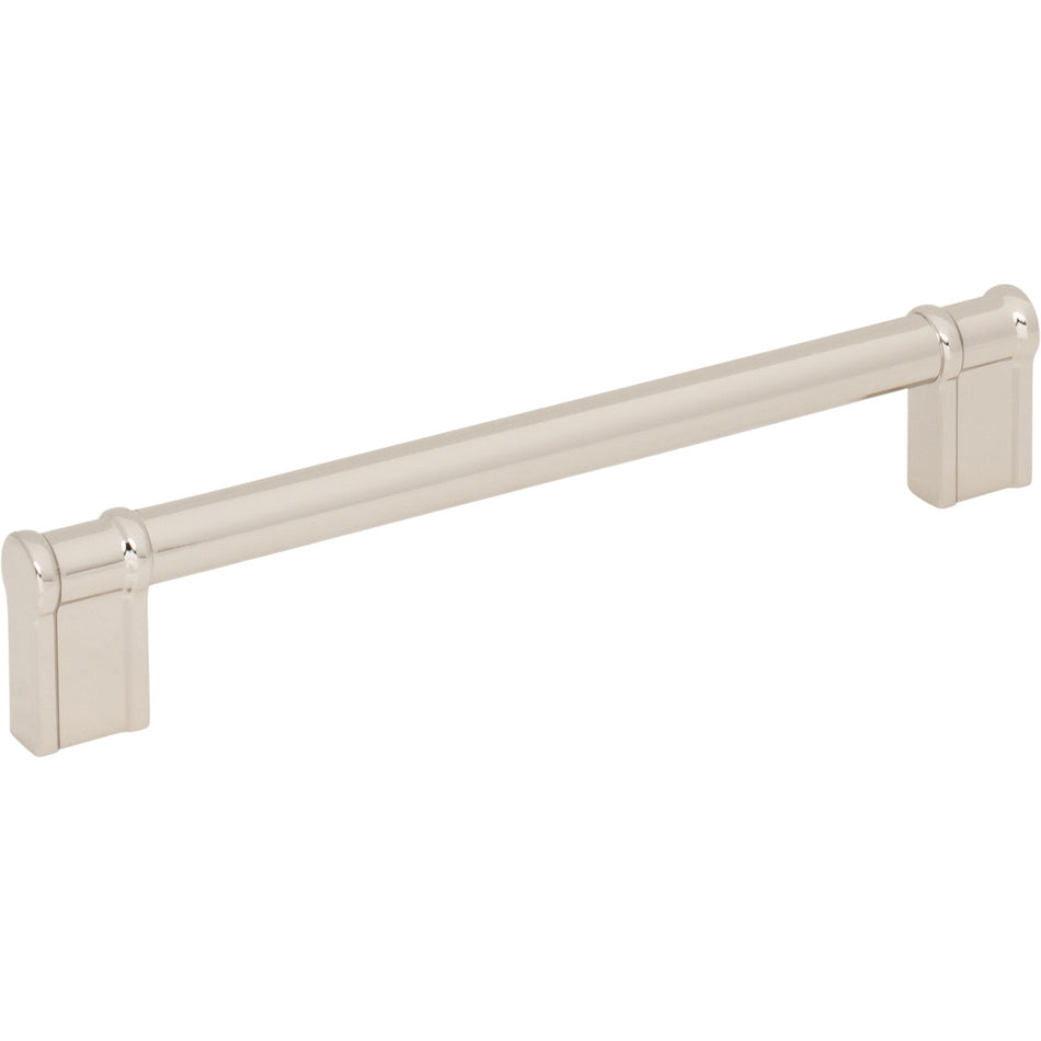 Top Knobs TK3384PN: 6-5/16" Newburn D-Handle Cabinet Pull - Polished Nickel