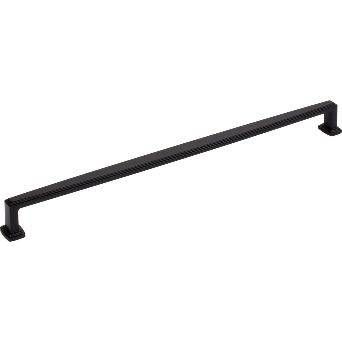 Jeffrey Alexander 171-305MB: 305mm cc Richard Cabinet Pull - Matte Black