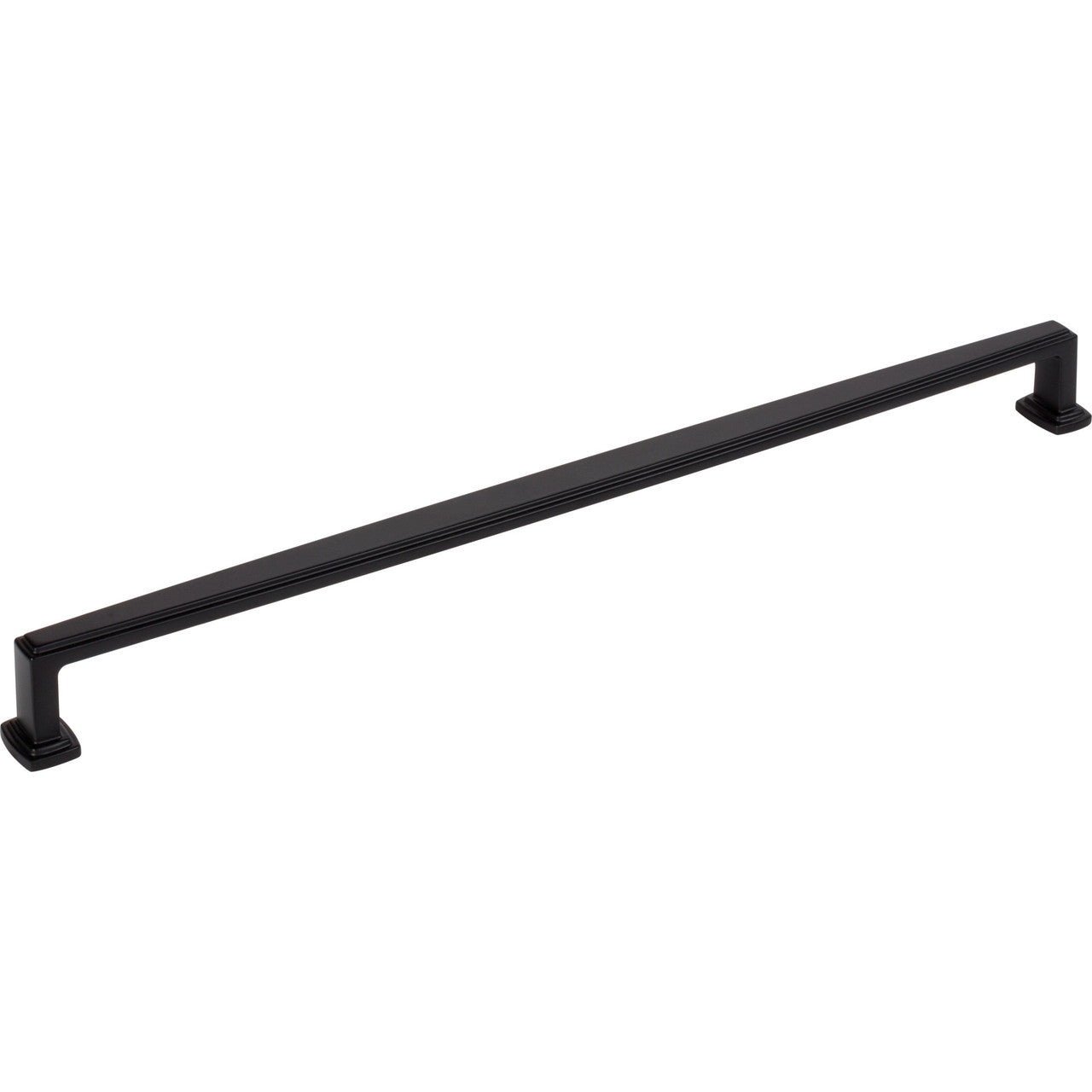 Jeffrey Alexander 171-305MB: 305mm cc Richard Cabinet Pull - Matte Black