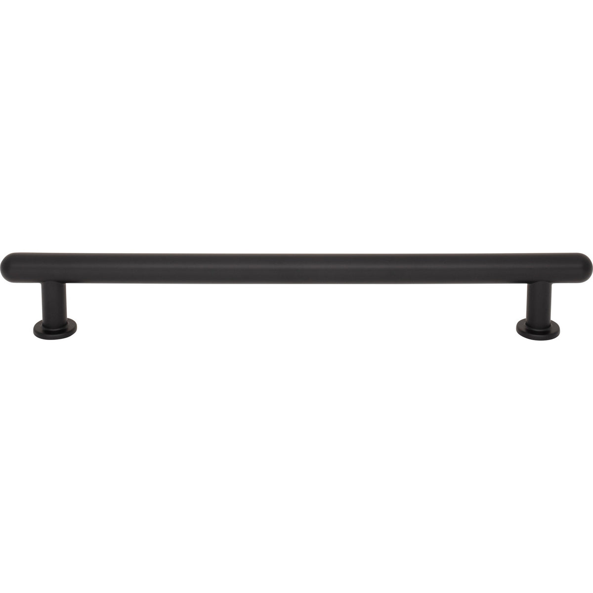 Top Knobs TK3338BLK: 18" cc Lambert Appliance Pull - Flat Black