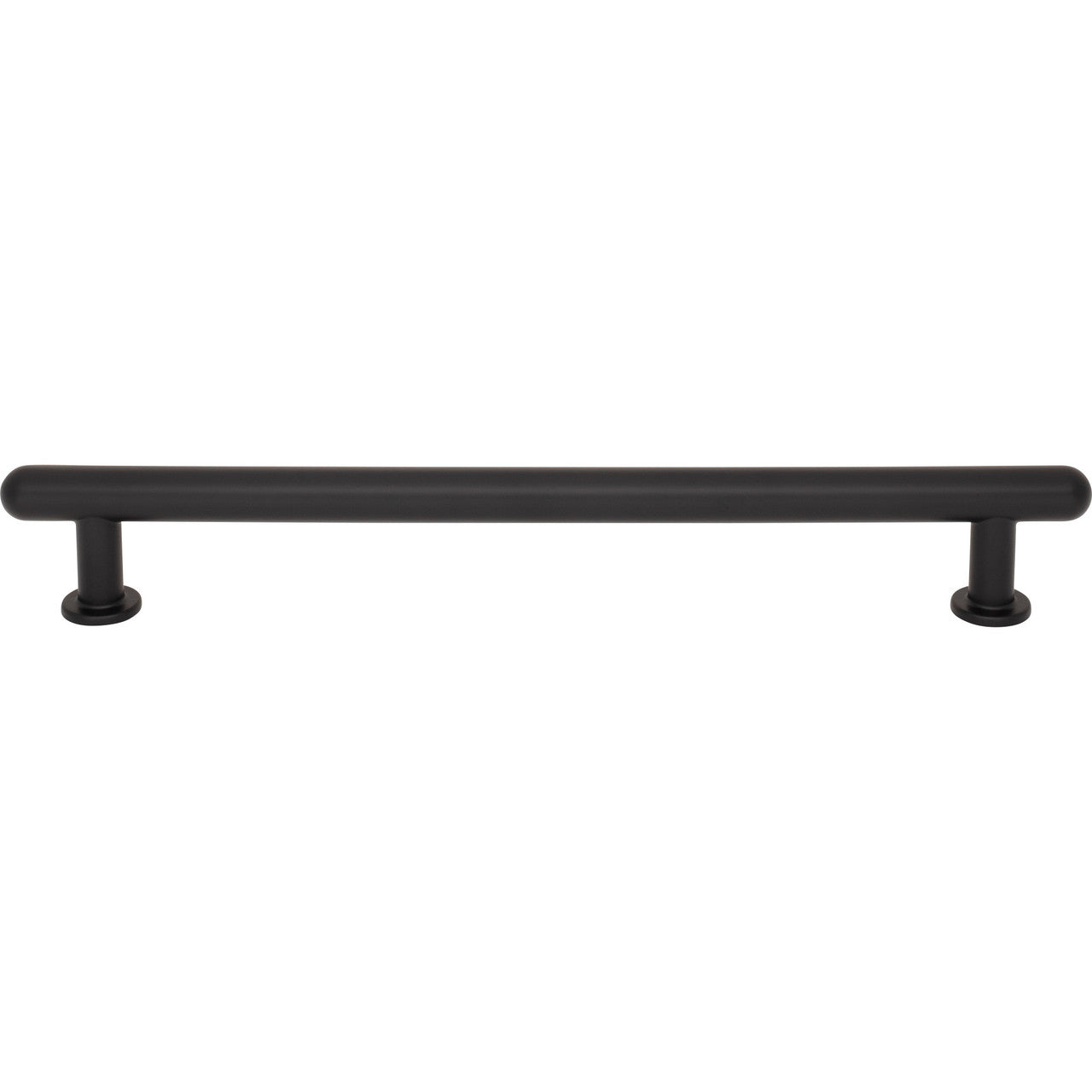 Top Knobs TK3338BLK: 18" cc Lambert Appliance Pull - Flat Black