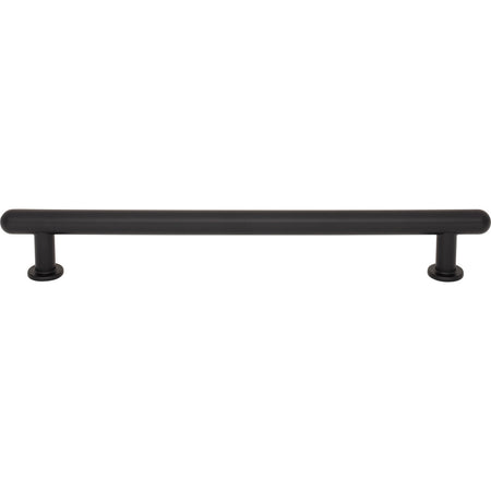Top Knobs TK3338BLK: 18" cc Lambert Appliance Pull - Flat Black