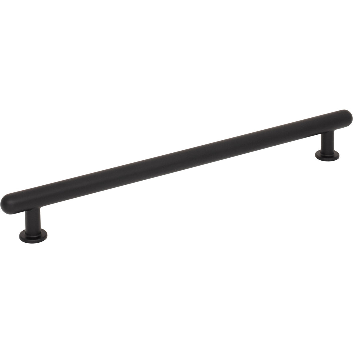 Top Knobs TK3335BLK: 8-13/16" Lambert Bar Cabinet Pull - Flat Black