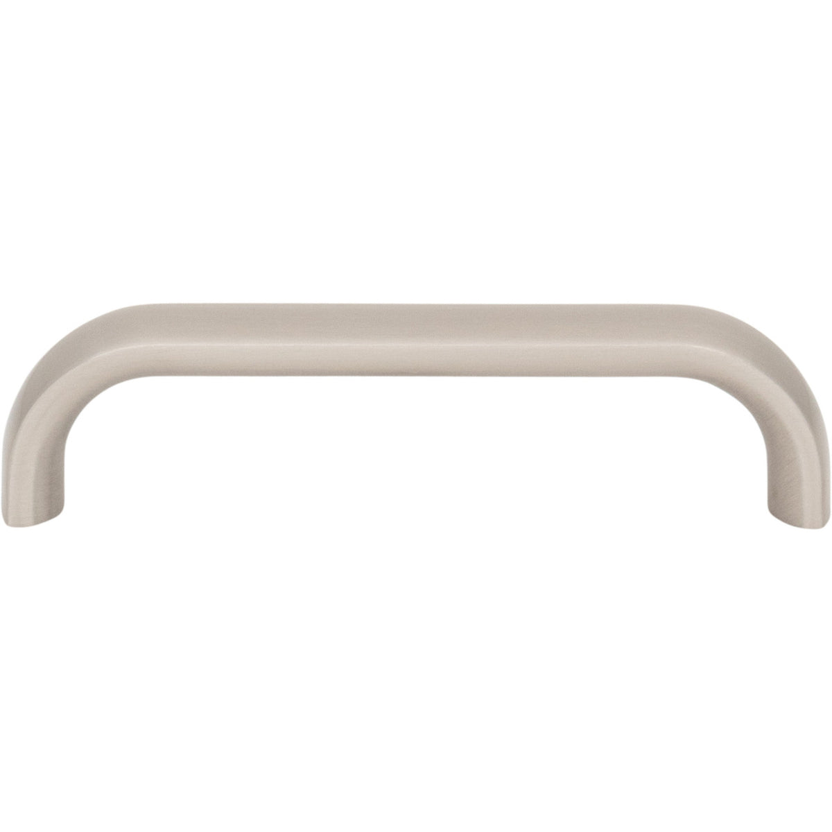 Top Knobs TK3342BSN: 3-3/4" Brockwell D-Handle Cabinet Pull - Brushed Satin Nickel
