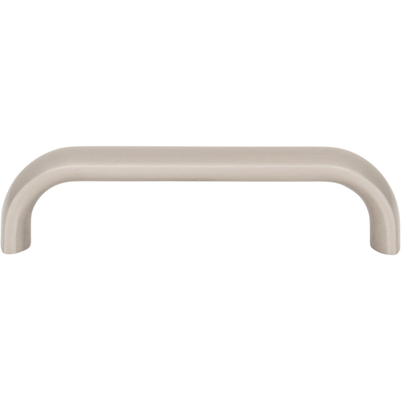 Top Knobs TK3342BSN: 3-3/4" Brockwell D-Handle Cabinet Pull - Brushed Satin Nickel