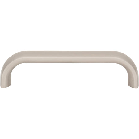 Top Knobs TK3342BSN: 3-3/4" Brockwell D-Handle Cabinet Pull - Brushed Satin Nickel