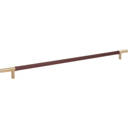 Atlas AP05-OW-WB: 17" cc Zanzibar Appliance Pull - Brown/Warm Brass