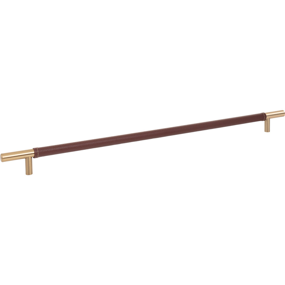 Atlas AP05-OW-WB: 17" cc Zanzibar Appliance Pull - Brown/Warm Brass
