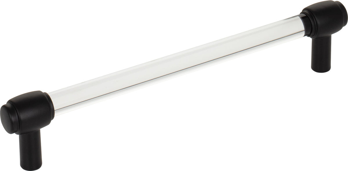 Jeffrey Alexander 775-160MB : 160mm cc Carmen Bar Cabinet Pull - Matte Black