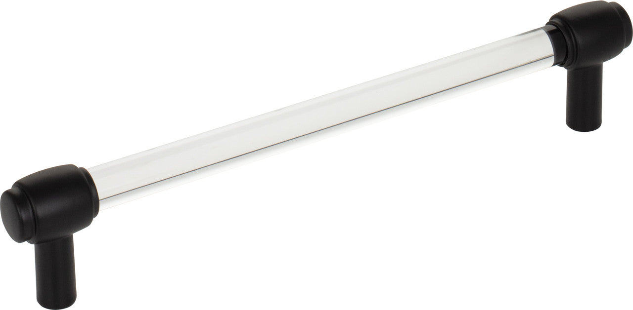 Jeffrey Alexander 775-160MB : 160mm cc Carmen Bar Cabinet Pull - Matte Black