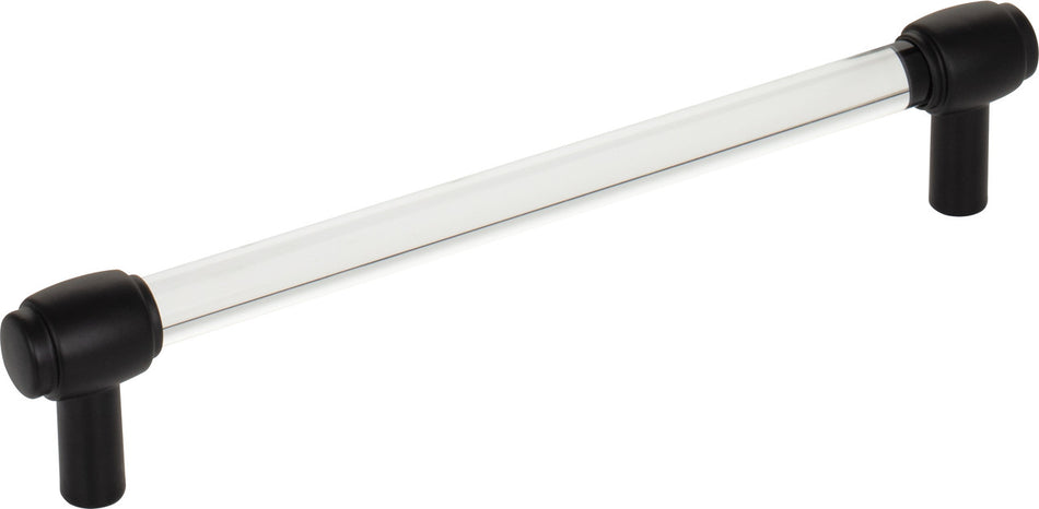 Jeffrey Alexander 775-160MB : 160mm cc Carmen Bar Cabinet Pull - Matte Black