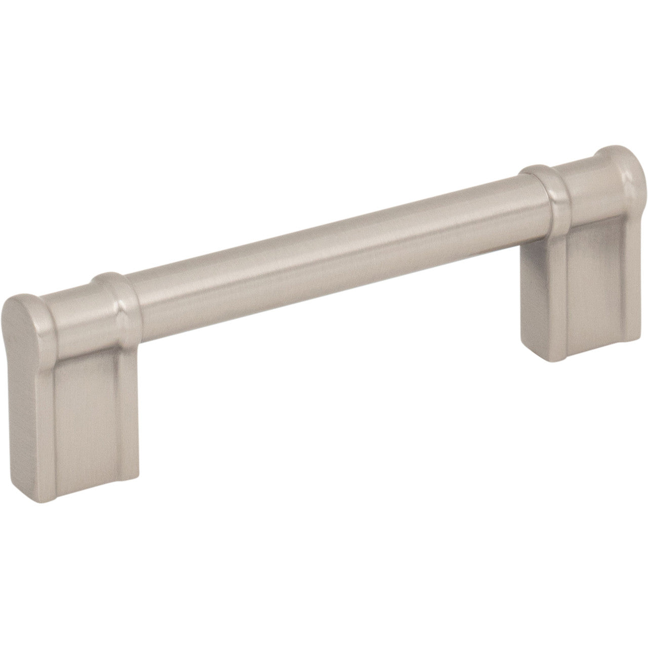 Top Knobs TK3382BSN: 3-3/4" Newburn D-Handle Cabinet Pull - Brushed Satin Nickel