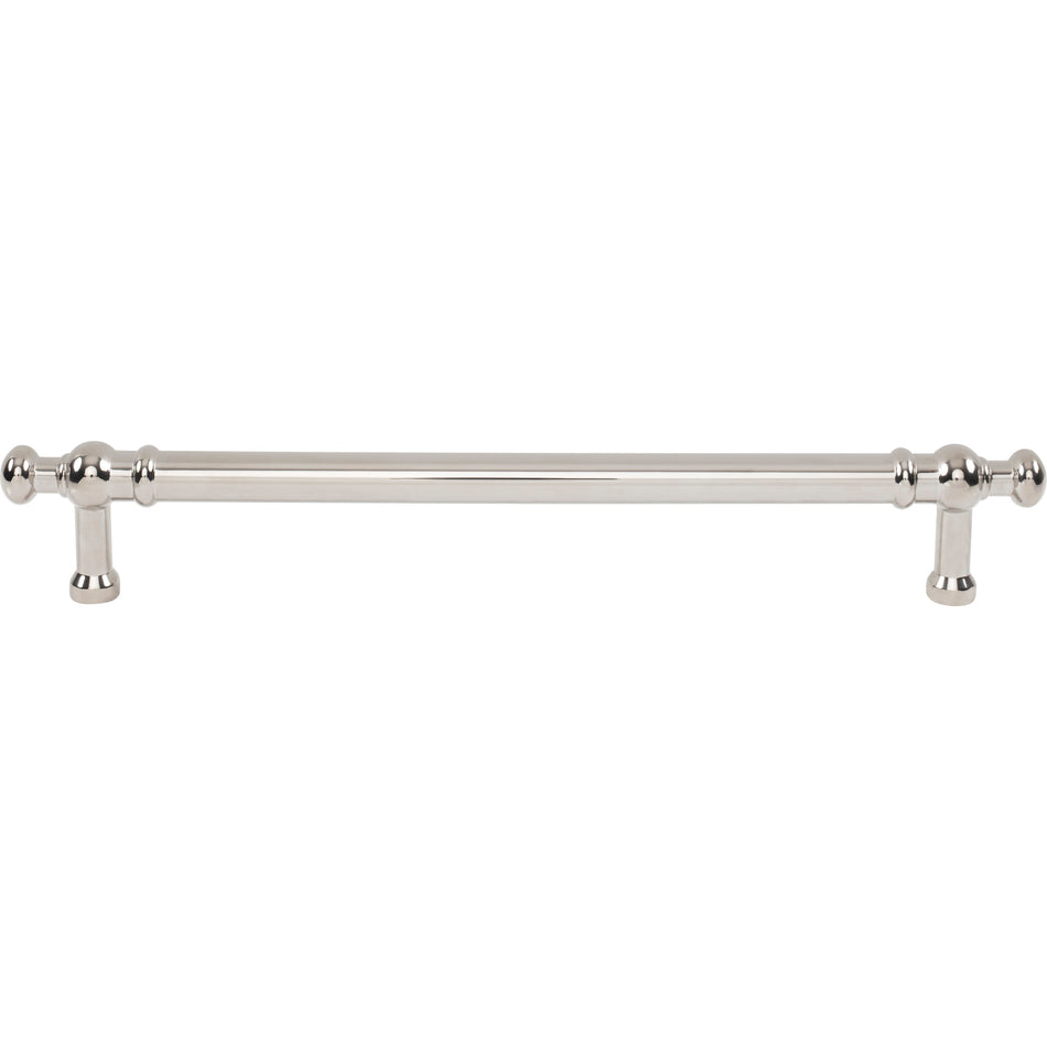 Top Knobs TK3308PN: 18" cc Wetherby Appliance Pull - Polished Nickel