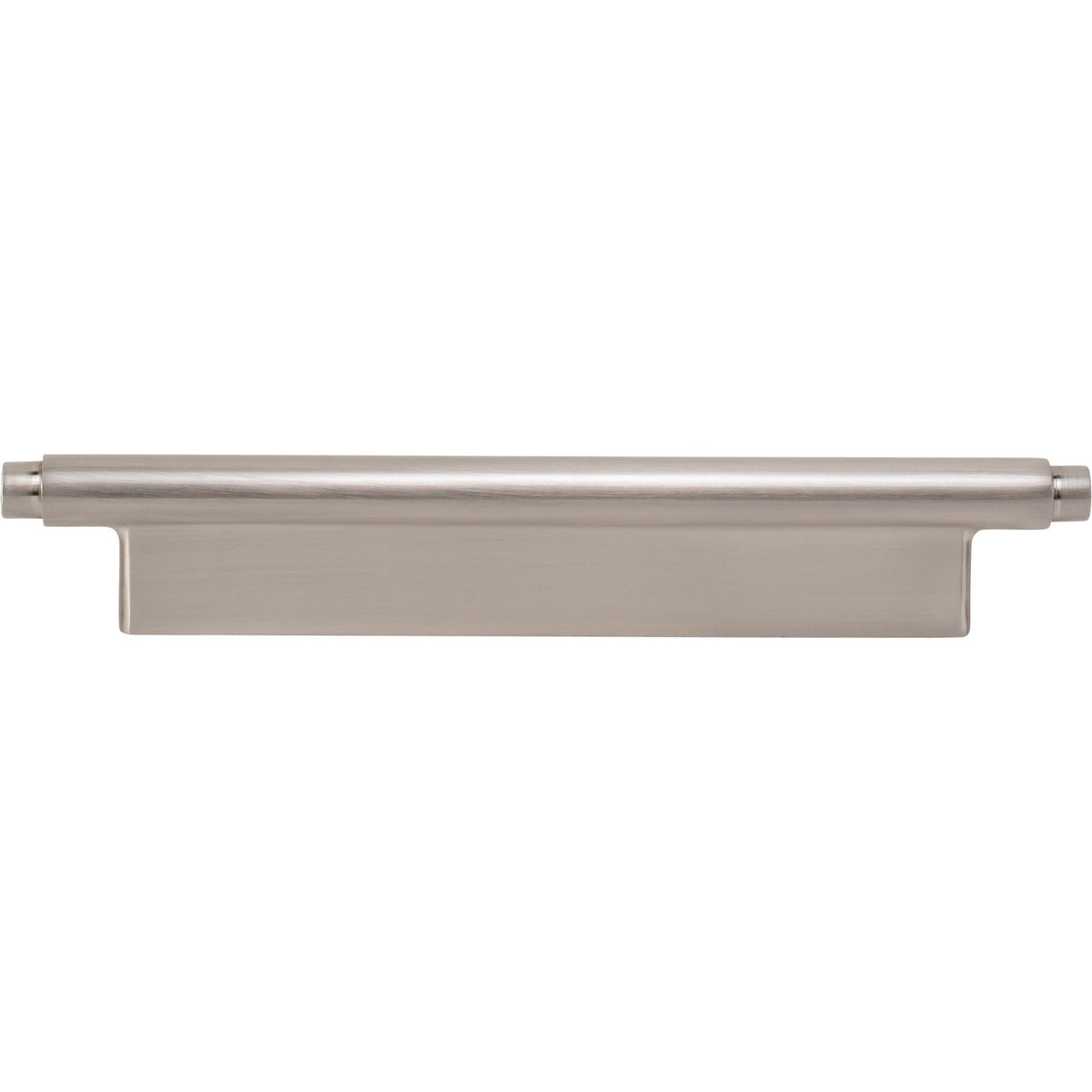 Atlas A533-BRN: 128mm cc Kayden Round Bar Cabinet Pull - Brushed Nickel