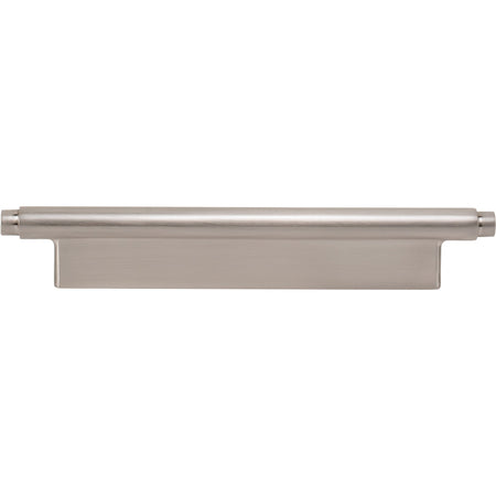 Atlas A533-BRN: 128mm cc Kayden Round Bar Cabinet Pull - Brushed Nickel