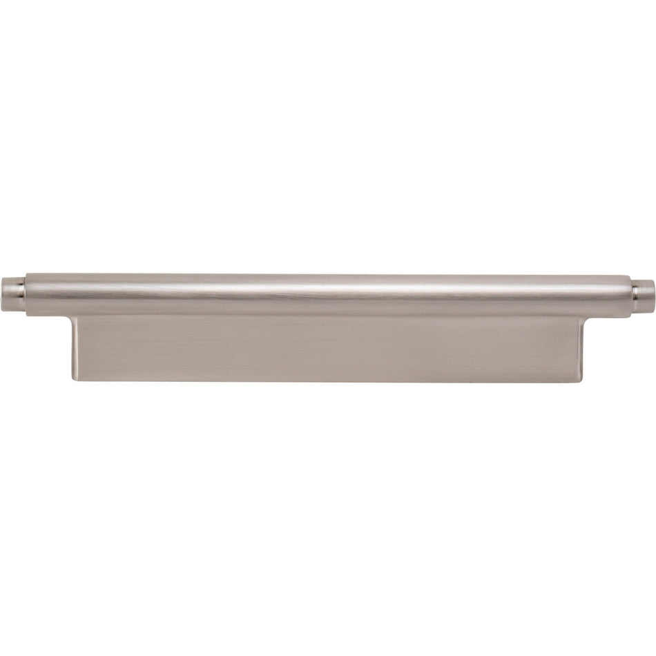 Atlas A533-BRN: 128mm cc Kayden Round Bar Cabinet Pull - Brushed Nickel
