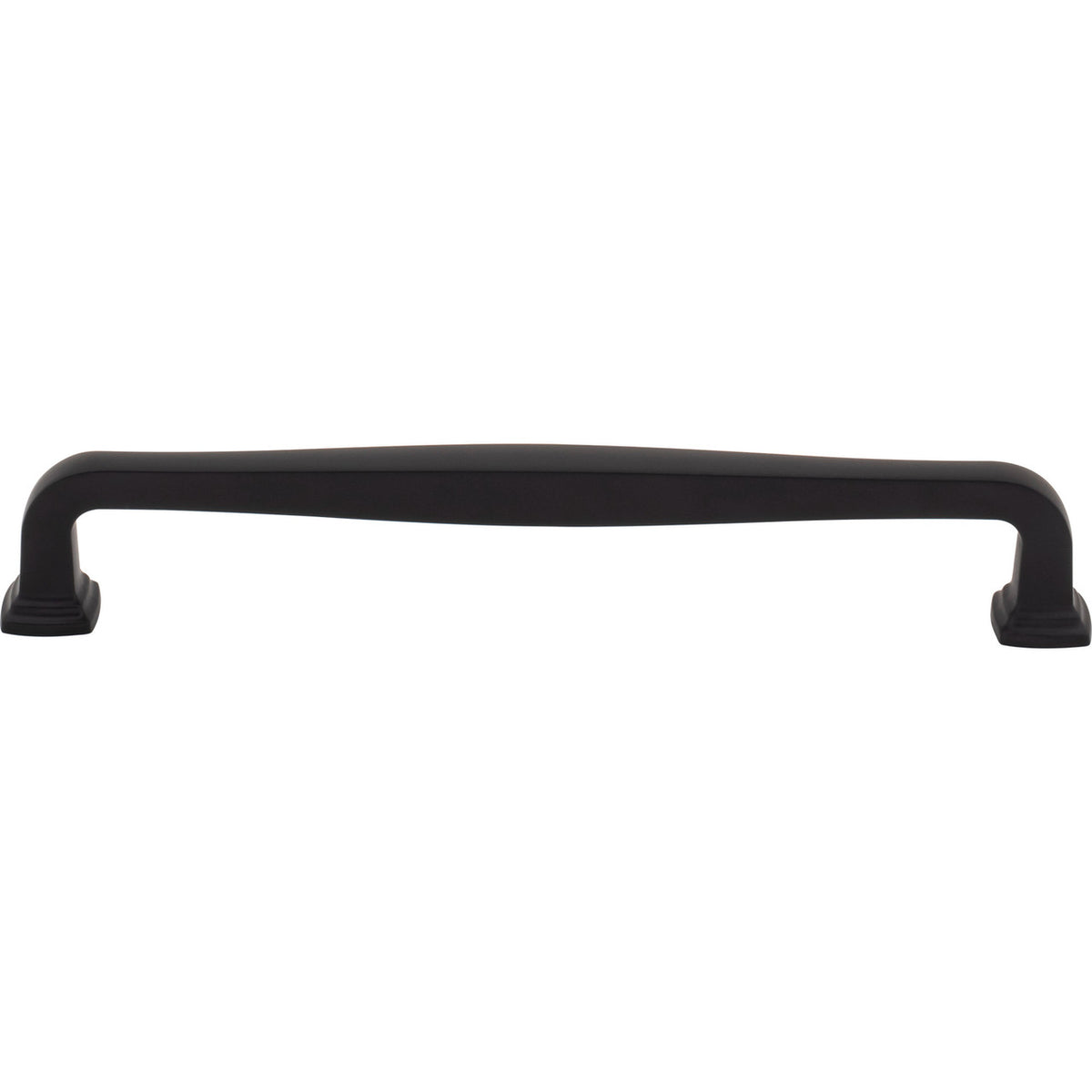 Jeffrey Alexander 782-192MB: 192mm cc Fontana Bar Cabinet Pull - Matte Black