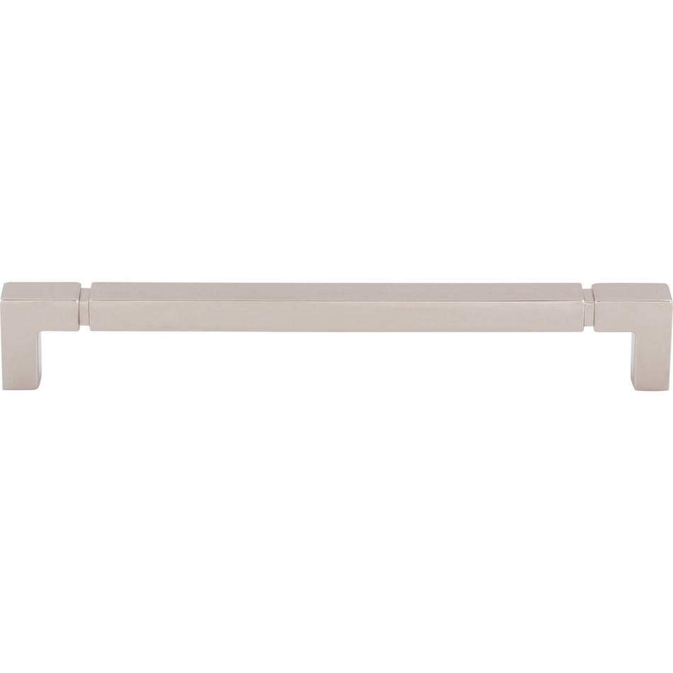 Top Knobs TK3224PN: 7-9/16" cc Langston Cabinet Pull - Polished Nickel