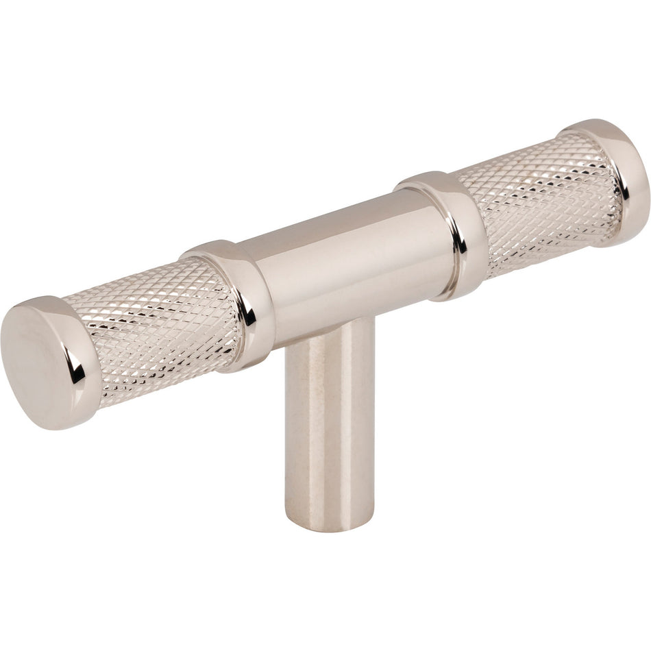 Top Knobs TK3231PN: 3" Burnham T-Bar Cabinet Knob - Polished Nickel