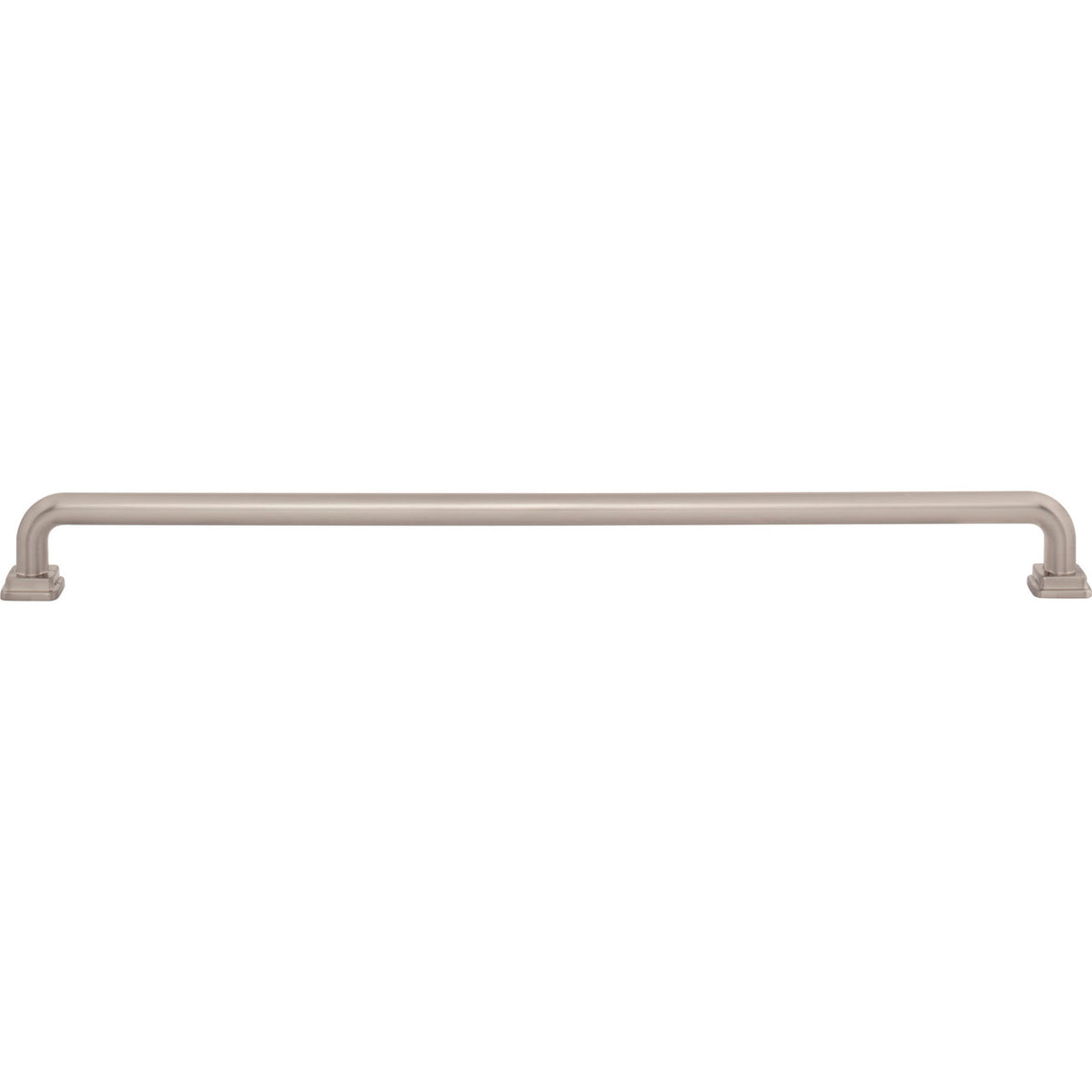 Atlas A6027-BRN: 12" cc Kimberton Bar Cabinet Pull - Brushed Nickel