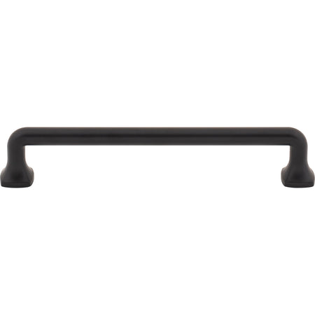Jeffrey Alexander 663-160MB: 160mm cc Griffin Bar Cabinet Pull - Matte Black