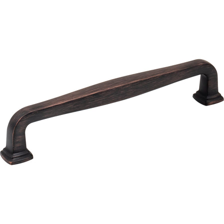 Jeffrey Alexander 782-160DBAC: 160mm cc Fontana Bar Cabinet Pull - Brushed Oil Rubbed Bronze