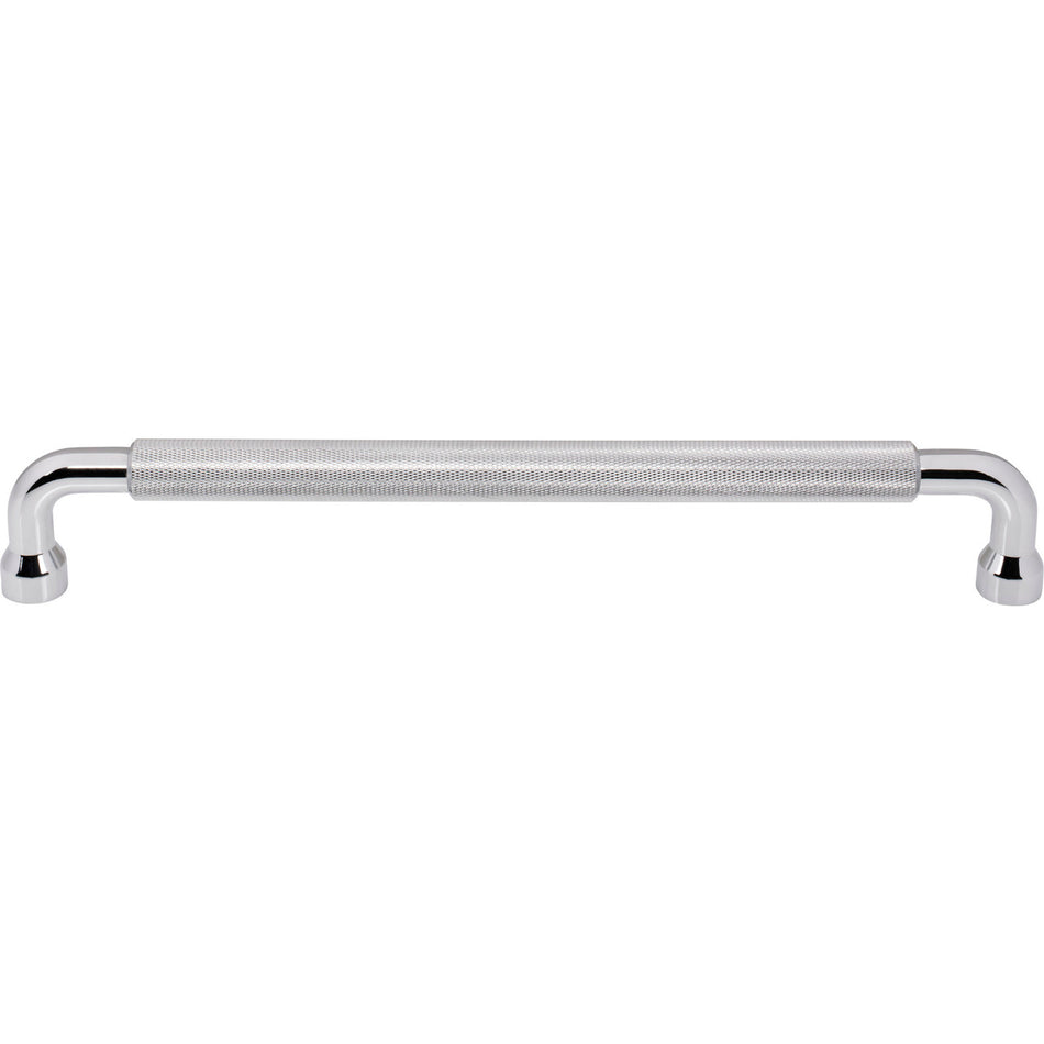 Top Knobs TK3268PC: 12" cc Garrison Bar Cabinet Pull - Polished Chrome
