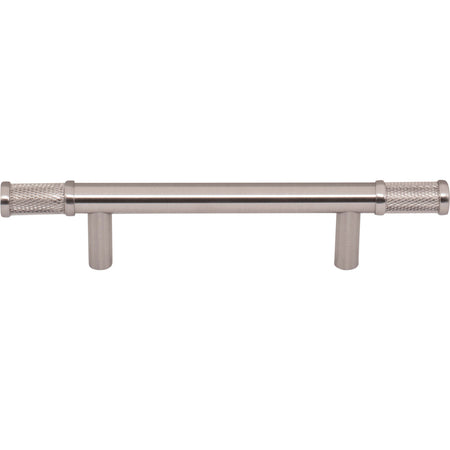 Top Knobs TK3232BSN: 3-3/4" cc Burnham Bar Cabinet Pull - Brushed Satin Nickel