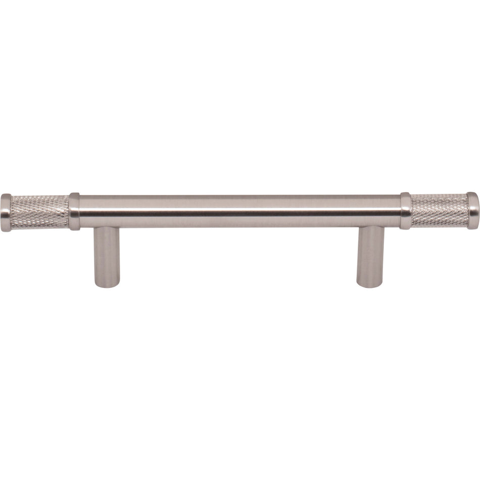 Top Knobs TK3232BSN: 3-3/4" cc Burnham Bar Cabinet Pull - Brushed Satin Nickel
