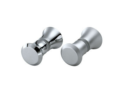 Sugatsune DG-BT2-30-CR: 30mm Back-to-Back Knobs for Glass Doors - Polished Chrome