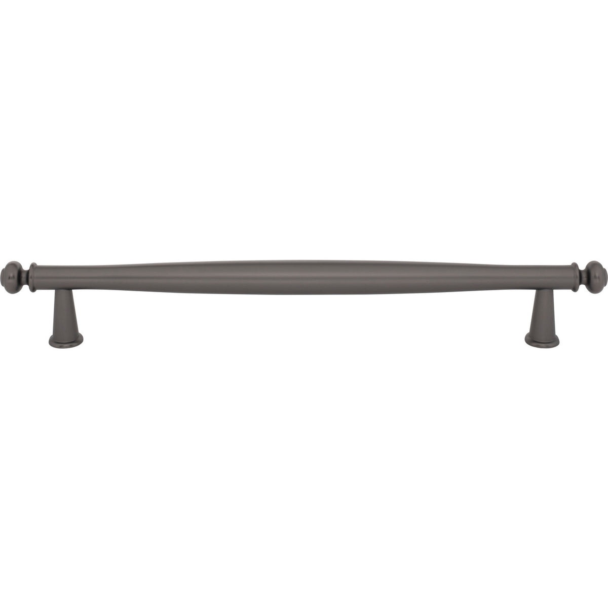 Top Knobs TK3197AG: 12" cc Coddington Appliance Pull - Ash Gray