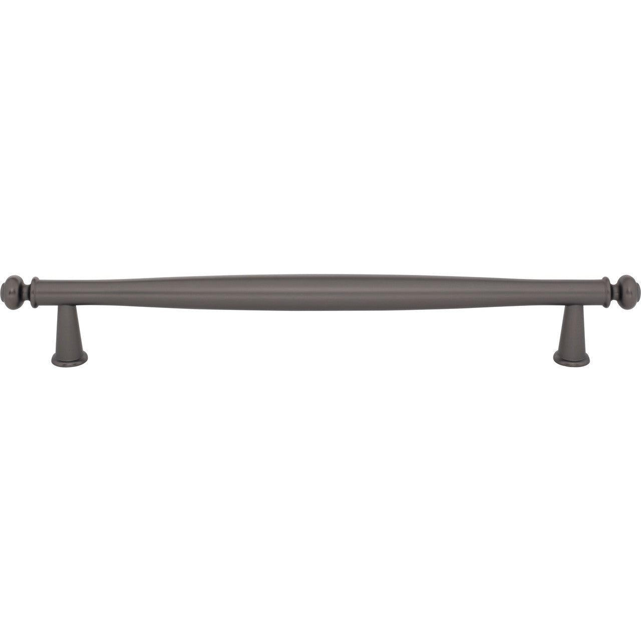 Top Knobs TK3197AG: 12" cc Coddington Appliance Pull - Ash Gray