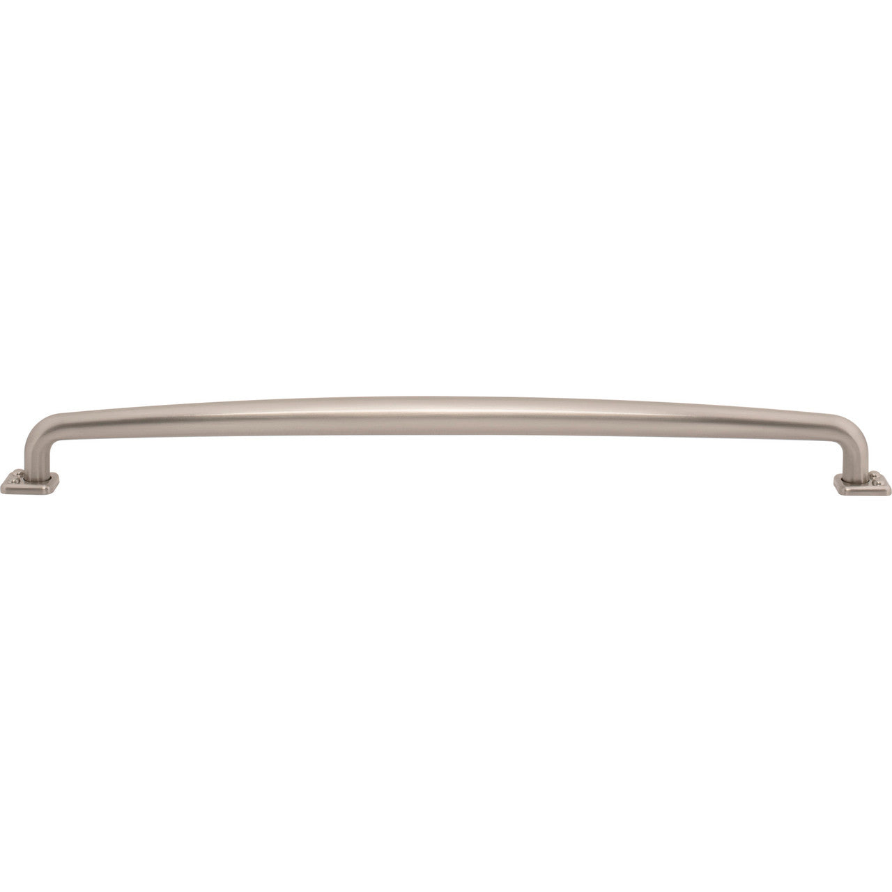 Atlas A546-BRN: 12" cc Benning D-Handle Cabinet Pull - Brushed Nickel