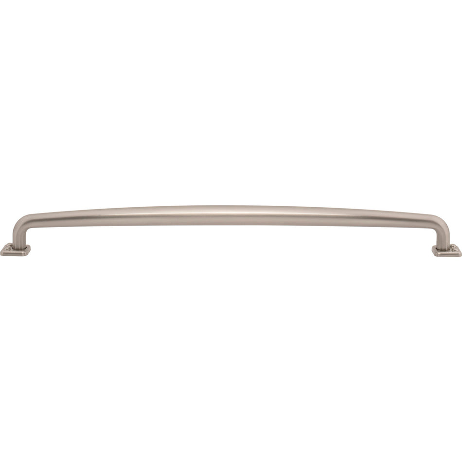 Atlas A546-BRN: 12" cc Benning D-Handle Cabinet Pull - Brushed Nickel