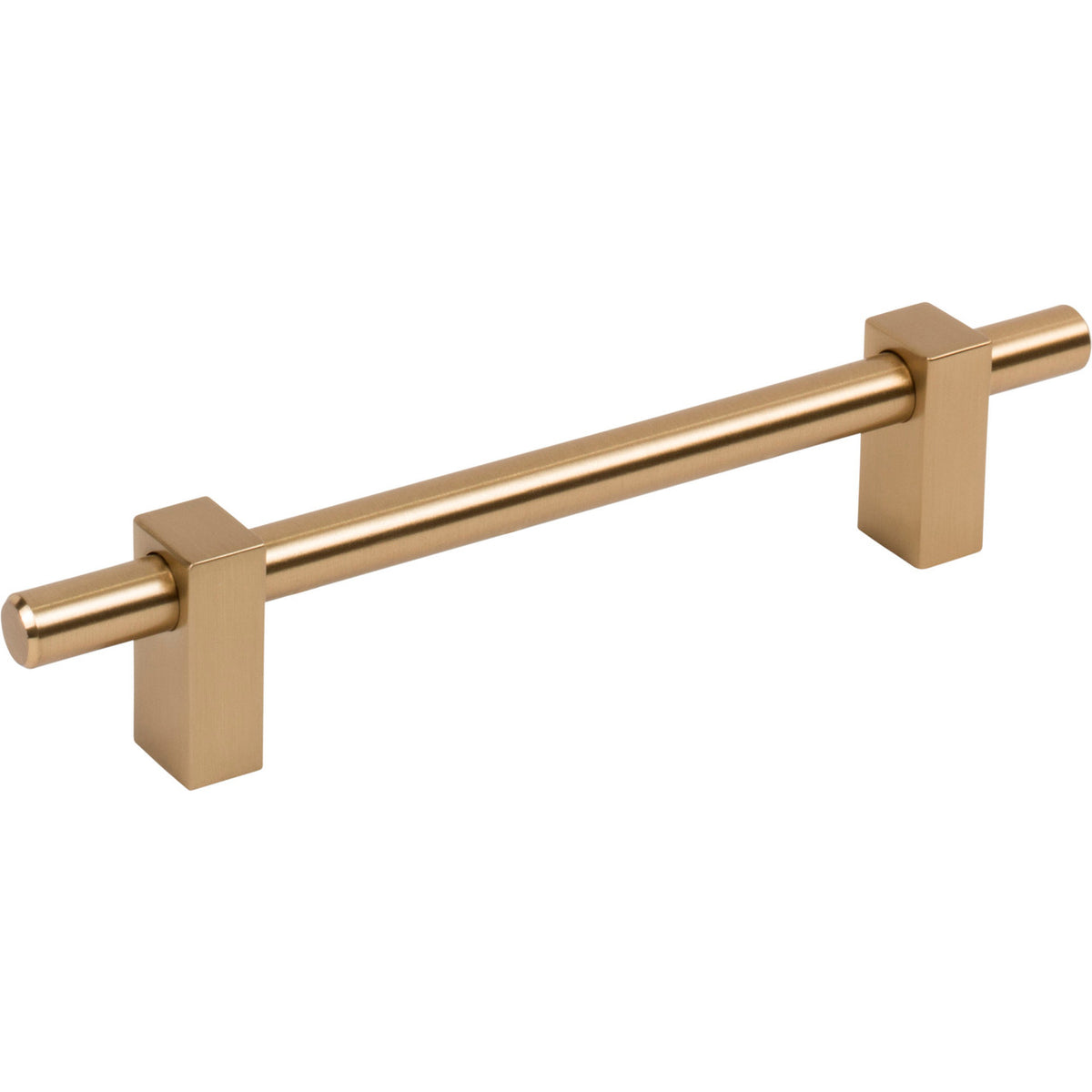 Jeffrey Alexander 478-128SBZ: 128mm cc Larkin Bar Cabinet Pull - Satin Bronze