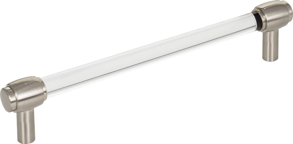 Jeffrey Alexander 775-160SN : 160mm cc Carmen Bar Cabinet Pull - Satin Nickel