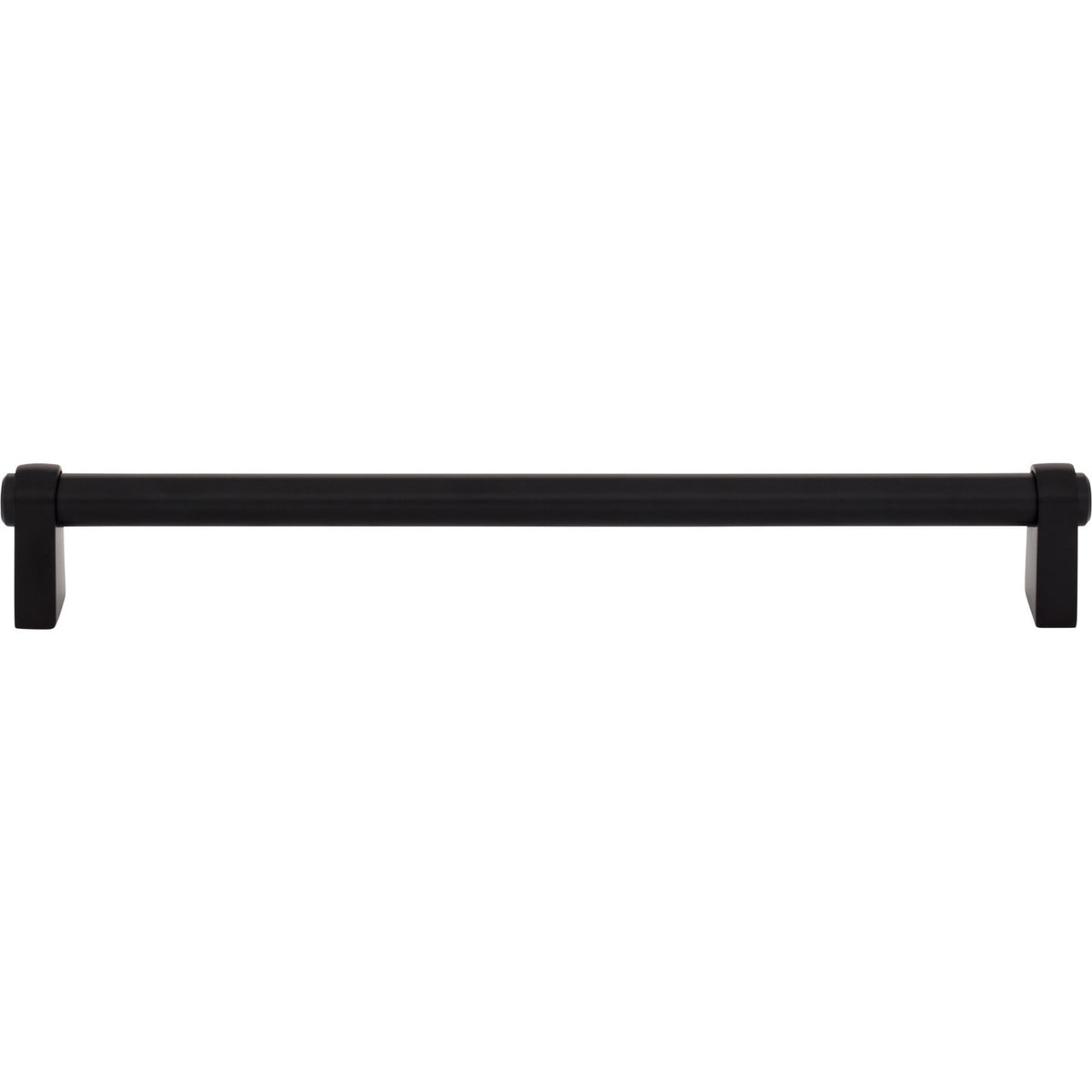 Top Knobs TK3214BLK: 8-13/16" cc Lawrence Cabinet Pull - Flat Black